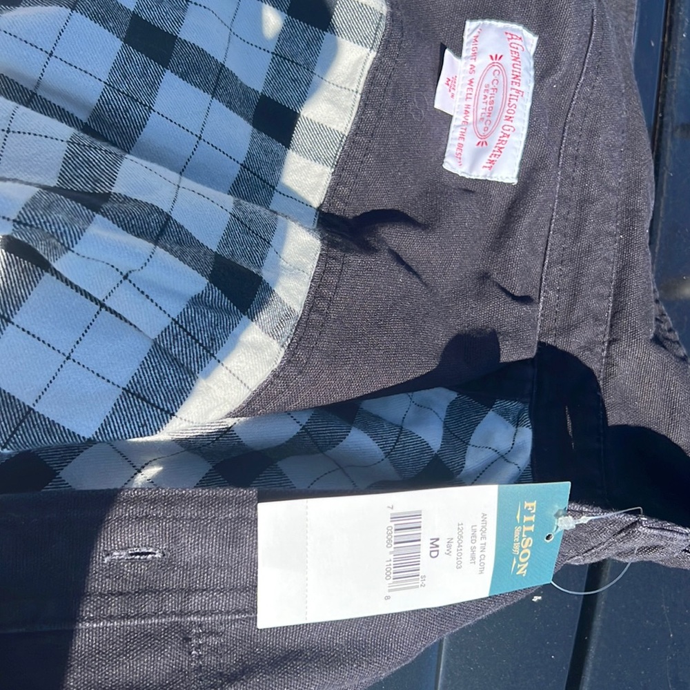 Classic filson shirt jacket medium new